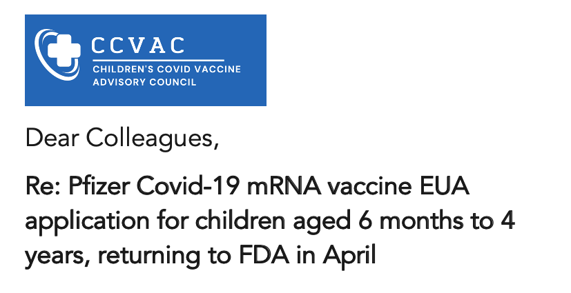 To all members of the FDA 29.04.22